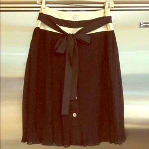 Black Skirt w/ White Accent